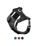 Kurgo Journey Air Dog Harness - Size L (23-34kg) - Padded Chest/Back Handle - Black/Gray - Ideal for International Shipping - Buy Online on GoSupps.com