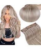 Buy Runature Clip In Extensions - Real Hair Highlights 30cm Remy Short Hair 3 Pieces 50g - Invisible Color #19AP60 - Buy Online on GoSupps.com