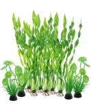 Buy WZTCIBUR Aquarium Plants - 10 Artificial Green Decorations | Safe for Fish | Perfect for Aquariums - Buy Online on GoSupps.com