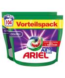 Ariel Detergent Pods All-in-1 - 104 Loads Powerful Stain Removal Color+ | International Shipping Available - Buy Online on GoSupps.com
