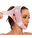 V-Line Mask Double Chin Reducer - Jawline Shaping Strap for Women | Sleep Slimming Face Lifting Tape & Jaw Exerciser - Buy Online on GoSupps.com