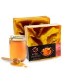 Premium Panu Honey Soap - Vegan All Skin Types - Natural Solid Shower Gel & Shampoo - 110g - Buy Online on GoSupps.com