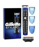 Gillette precision trimmer for body and beard 4 in 1 for men razors and modelers with 1 Proglide blade and 3 attachments Styler + 1 Lame Gillette Proglide Styler Hairschneider + 1 refill pack - Buy Online on GoSupps.com