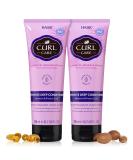 HASK Curl Care Intensive Deep Conditioner Treatments for Curly Hair - Vegan Formula | Cruelty-free, Color Safe, Gluten-free, Sulfate-free, Paraben-free | Pack of 2 - Buy Online on GoSupps.com