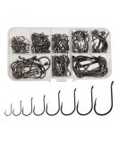 Beoccudo Fishing Hooks Set - Large Size Worm Soft Bait Jig Fishhooks - Freshwater and Saltwater Fishing Gear - Sizes 6-22 - Buy Online on GoSupps.com