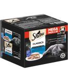 Sheba Classics in Piedetete- Finest Cat Nass Foot in the Ski Fish variation (MSC) with salmon white fish tuna and cod - 32 x 85g 2.72 kg (1 Pack) - Buy Online on GoSupps.com