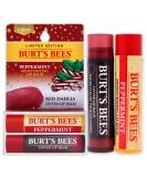 Burts Bees Lip Balm Kit - Peppermint & Red Dahlia Tinted (Pack of 2) - Buy Online on GoSupps.com