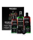 Brickell Men's Daily Elite Face Care Routine - Natural & Organic Skincare Set with Toner Facial Wash Scrub Night Cream Eye Cream Charcoal Mask & Moisturizer for Anti-Aging - Buy Online on GoSupps.com