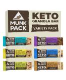 Munk Pack Keto Granola Bars - Gluten, Grain & Soy Free | Nutritional Snacks for Kids & Adults | Chewy, Delicious Plant Based Bars | No Sugar Added, On the Go Lunch Snacks - 6 Pack Variety Pack - Buy Online on GoSupps.com