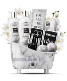 Spa Gifts for Women | White Orchid Bath & Body Gift Set | Self Care Spa Kit with Nail Kit Bath Bombs & More | Perfect Gifts for Mom Girlfriend & Special Occasions - Buy Online on GoSupps.com