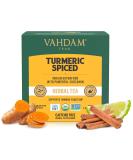 VAHDAM Turmeric Spiced Herbal Tea - 15 Natural Tea Bags | Nutritious Turmeric & Spice Blend - Buy Online on GoSupps.com