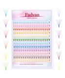 240pcs 12 Color 10D 13mm Colored Lash Extensions | D Curl Professional Premade Fans Eyelash Extensions | Vibrant Individual Lashes - Buy Online on GoSupps.com