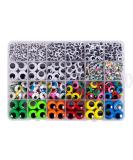 1620pcs Googly Wiggle Eyes Self Adhesive - Multi Colors & Sizes for DIY Crafts | ZZYI - Buy Online on GoSupps.com