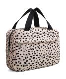 Leopard Makeup Bag for Women - Small Cosmetic Organizer Travel Toiletry Pouch - Buy Online on GoSupps.com