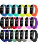 20 Silicone Strap Replacement for Xiaomi Mi Band 4/3 - Mi Fit 3 Bands (20 Colors) - Buy Online on GoSupps.com