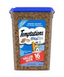 TEMPTATIONS MixUps Crunchy and Soft Cat Treats, Surfers' Delight, Multiple Sizes 1 Pound (Pack of 1) - Buy Online on GoSupps.com