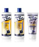 Mane 'n Tail Sulfate-Free Repair 'n Replenish Set (15.2 oz) - Gentle Curl-Defining System for Natural & Curly Hair - Vegan Formula - Buy Online on GoSupps.com