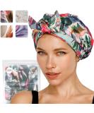 Reusable Shower Cap for Women  Leakproof, Nonslip Hair Cap for Shower w/ Comfy Flexiband  Soft, Breathable Shower Caps for Women Reusable Waterproof  Durable, Heavy Duty Shower Cap by SMPL OBJECTS (Tropical) - Buy Online on GoSupps.com