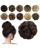 Sofeiyan Hair Part Tie Updos Wavy Messy Chignon Hairstyles & Extensions for Women | Medium Chestnut Brown 40g - Buy Online on GoSupps.com