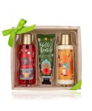 Accentra Women's Skin Care Gift Set in Wooden Box | Shower Gel Body Lotion Hand & Nail Cream | Gingerbread & Cranberry Fragrance - Buy Online on GoSupps.com