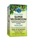 Natural Factors Super Mushroom Whole Food Supplement - 60 Vegan Capsules - Buy Online on GoSupps.com