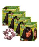 Olive Miracle Touch-Up Kit - No Lye Relaxer for Black Hair Shea Butter & Olive Oil Gray Coverage Easy Application 4-Pack - Buy Online on GoSupps.com