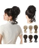REECHO Synthetic Tousled Updo Messy Bun Hair Piece - Black Brown - Buy Online on GoSupps.com