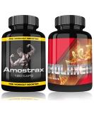 Holaxen Amostrax 240 Capsules - Testo Booster for Muscle Building & Pre-Workout Energy | Best International Shipping - Buy Online on GoSupps.com