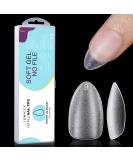 Tomicca Almond Short Nail Tips - 360 Pieces 15 Sizes Soft Gel Full Cover Pre-shaped Matt Art Nails for Gel Nails - Buy Online on GoSupps.com