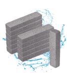 12-Piece Pumice Stone Cleaner Brush Set | Grill Bathroom & Kitchen Cleaning Solutions - Buy Online on GoSupps.com