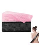 Buy 2 Pack African Network Bathing Sponge - Peeling Sponge for Men & Women (Black & Pink) - Buy Online on GoSupps.com