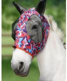 Buy Harrison Howard Stretchable UV Protection Fly Mask - Breathable with Mesh Eye Opening & Ventilating Ear Protection - Large Orange Geo-Print - International Shipping Available - Buy Online on GoSupps.com