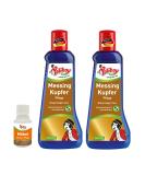 Poliboy brass copper care - gloss polish to remove contact points - 2x 200 ml - with product sample - made in Germany brass copper care 200 ml (2 Pack) - Buy Online on GoSupps.com