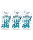 Schick Hydro Silk Sensitive Care Disposable Razors for Women - 9 Count, Pack of 3 (Green & White) - Buy Online on GoSupps.com