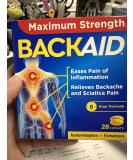 Backaid Max - Fast Relief for Back Pain | 28 Count - International Shipping Available - Buy Online on GoSupps.com