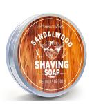 Premium Sandalwood Shaving Soap for Men | Rich Foam & Moisturizing Beard Soap | International Shipping - Buy Online on GoSupps.com