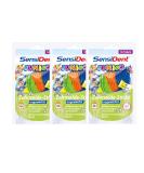 3x SensiDent Child-Friendly Dental Floss Sticks - Unwaxed 16 Pieces for Kids 6+ | International Shipping - Buy Online on GoSupps.com