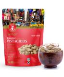 AZNUT Turkish Antep Roasted Salted Pistachios 2 LB - Premium Quality, Non GMO, Kosher Certified Snack - Resealable Bag - 1 Pack - Buy Online on GoSupps.com