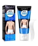Intimate Private Hair Removal Cream for Men | Painless & Effective Depilatory Cream for All Skin Types | Unwanted Hair Removal in Private Areas - Buy Online on GoSupps.com
