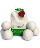  6x Tumble Dryer Balls 100% Pure Merino wool dryer balls are the laundry balls for tumble dryer | Tested for your safety - Buy Online on GoSupps.com