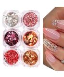 GZSYY Nail Glitter Sequins 6PCS Holographic Nail Powder & Sparkling Flakes for Stunning Nail Art - Buy Online on GoSupps.com