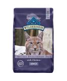 Blue Buffalo Wilderness High Protein Grain Free, Natural Adult Dry Cat Food Chicken 12 Pound (Pack of 1) - Buy Online on GoSupps.com