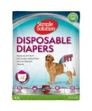 Simple solution disposable dog diapers for bitches |Super absorbent spout -safe fit |Nativity Endicator 12 Pack 2xl (12 pack - Buy Online on GoSupps.com