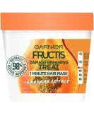 Garnier Fructis Damage Repairing Treat 1 Minute Hair Mask + Papaya Extract 3.4 fl oz (100 ml) - Buy Online on GoSupps.com