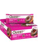 Quest Nutrition Chocolate Sprinkled Doughnut Protein Bars - 12 Count | 2.12 oz Each - Buy Online on GoSupps.com