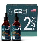 E2H Turmeric Curcumin Drops with Black Pepper - Joint Support - Vegan & Non-GMO - 2 Bottles - Buy Online on GoSupps.com