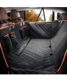 Waterproof Dog Car Seat Cover | Scratchproof Pet Hammock with Side Flaps | Washable Nonslip Backseat Protector for Cars, Trucks, SUVs - Grey - Buy Online on GoSupps.com