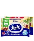 Tempo Moist Toilet Wipes Duo Pack - Avocado & Shea Butter Cucumber & Chamomile - 84 Pieces for Ultimate Comfort | International Shipping Available - Buy Online on GoSupps.com