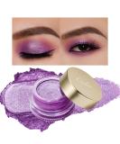 Oulac Glitter Eyeshadow Metallic Finish - Waterproof High Impact Purple Eyeshadow | Vegan Formula | Long-Lasting Wear | Eye-Catching Makeup - 12g - Buy Online on GoSupps.com