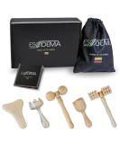 Esodema Squadramble Argan Oil & Gua Sha Facial Roller Set - Anti-Wrinkle & Massage 30ml | International Shipping Available - Buy Online on GoSupps.com